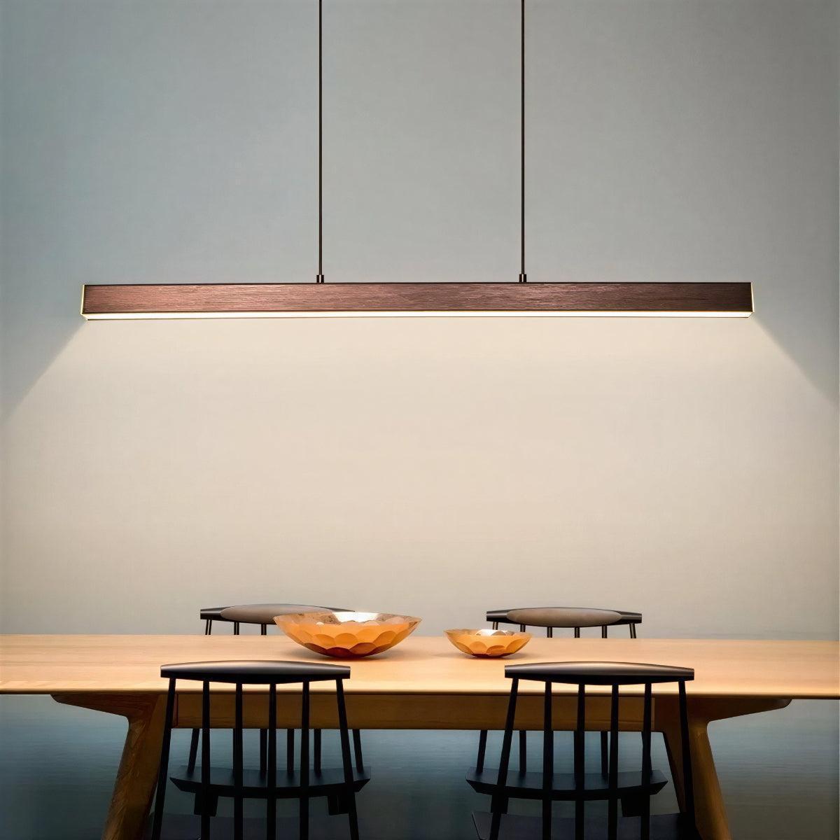 Modern Elongated Linear Kitchen Island Pendant Lighting