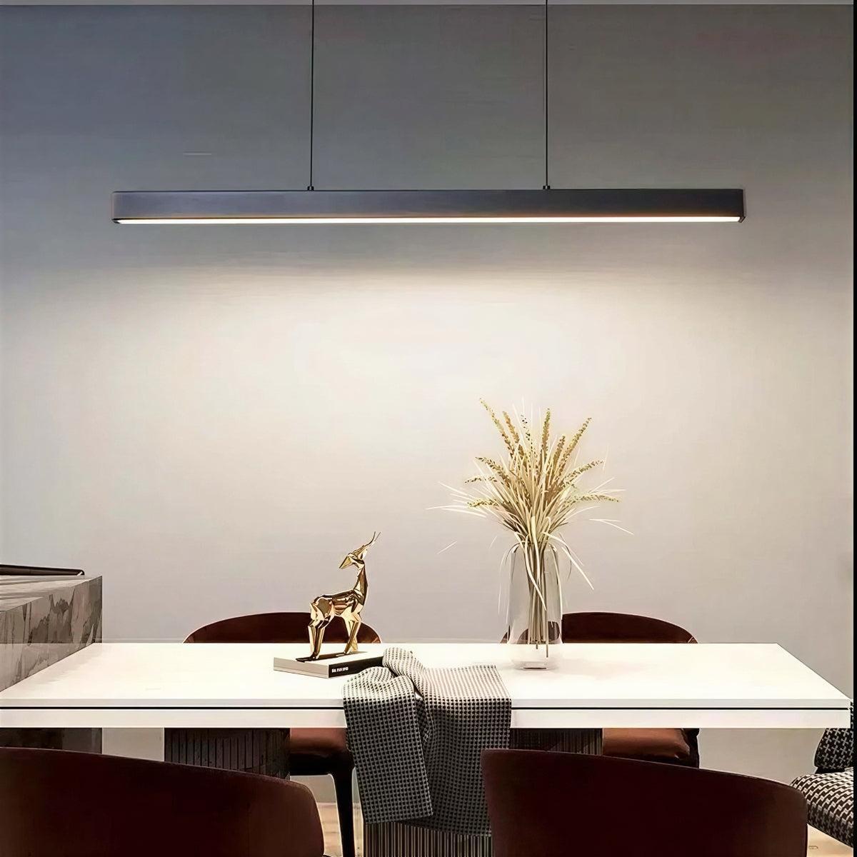 Modern Elongated Linear Kitchen Island Pendant Lighting