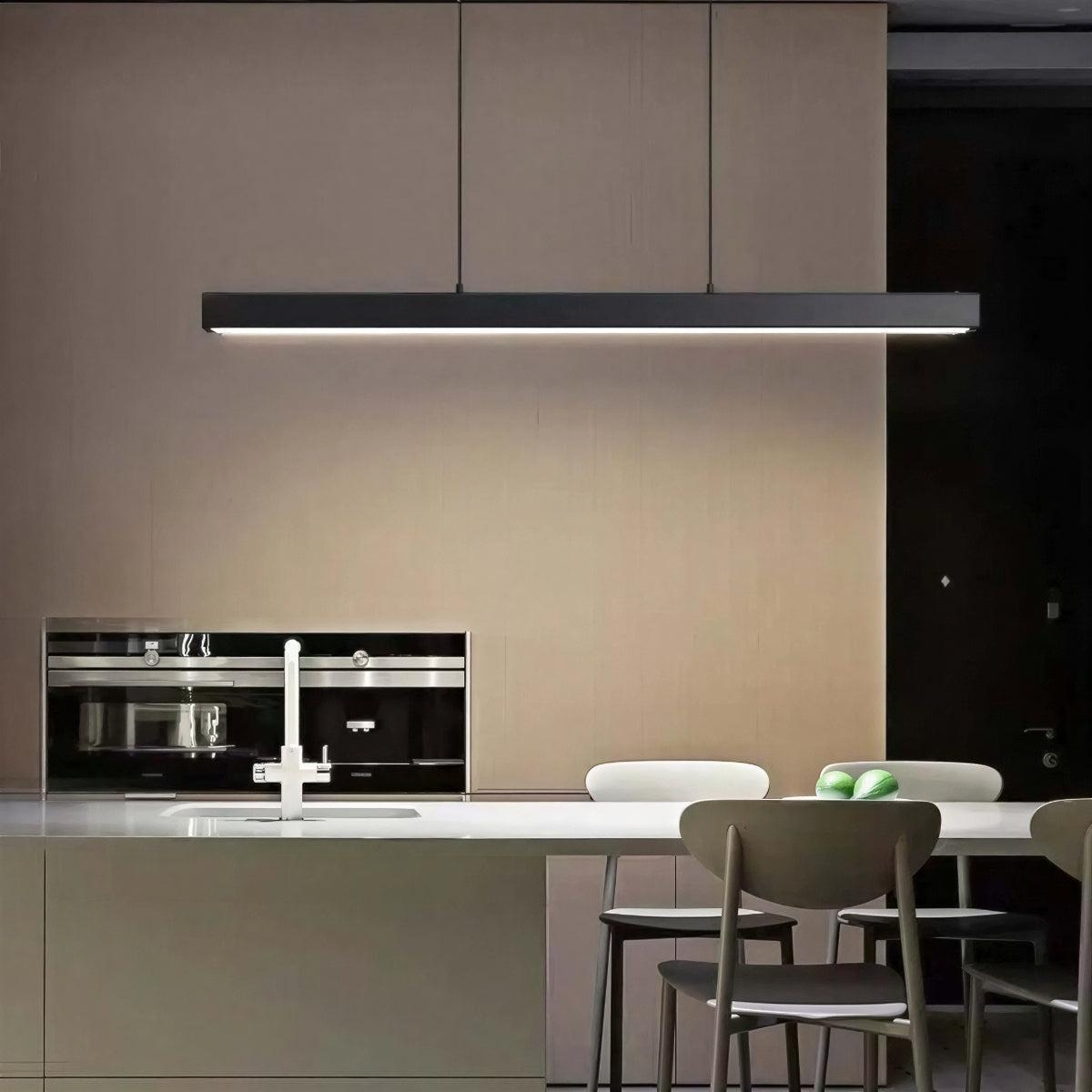 Modern Elongated Linear Kitchen Island Pendant Lighting