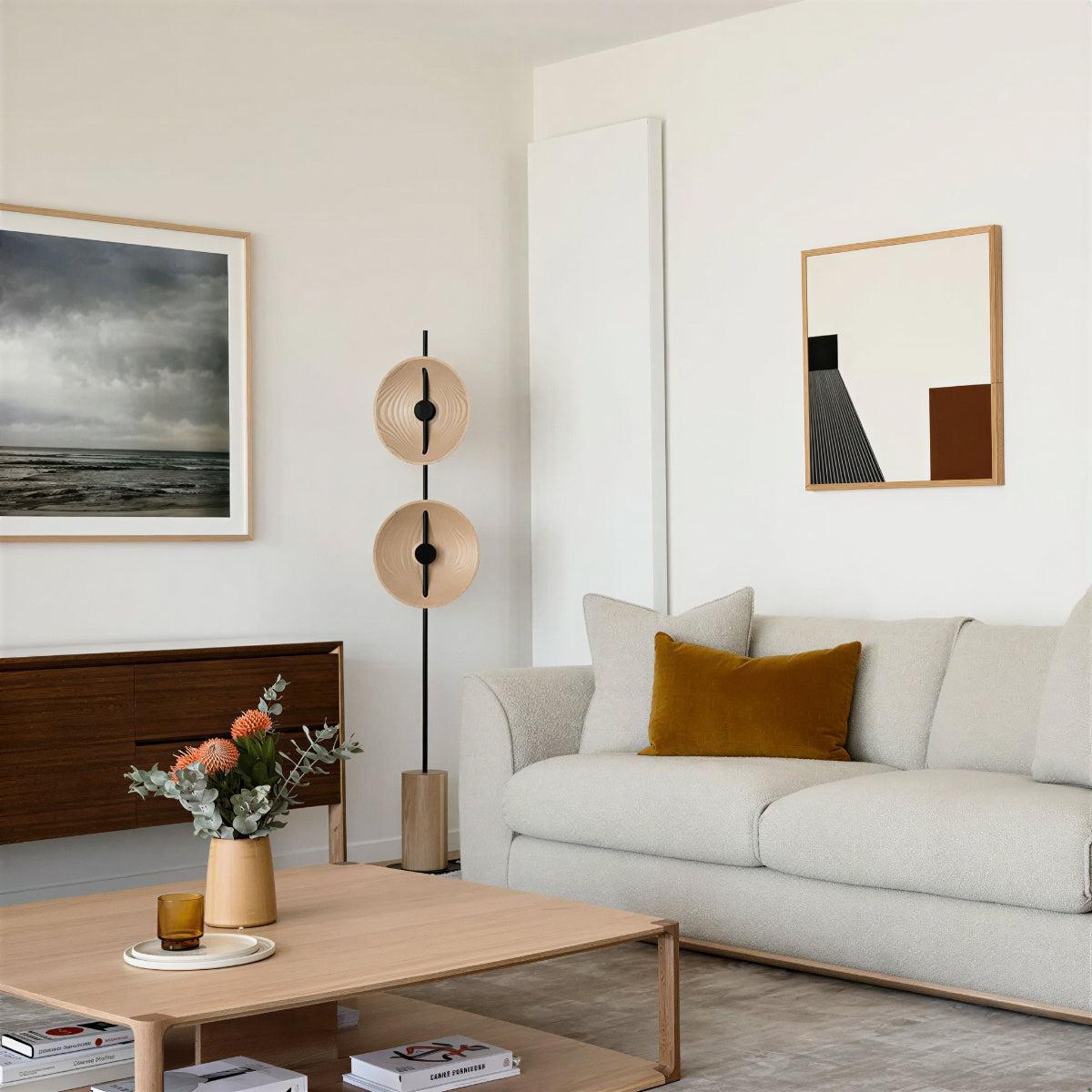 Modern Floor Lamp With Sculptural Minimalist Design