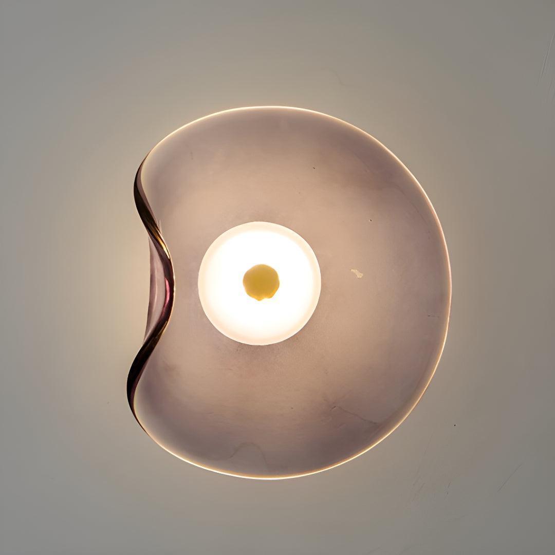 Modern LED Wall Light Sconce With Glass Shade