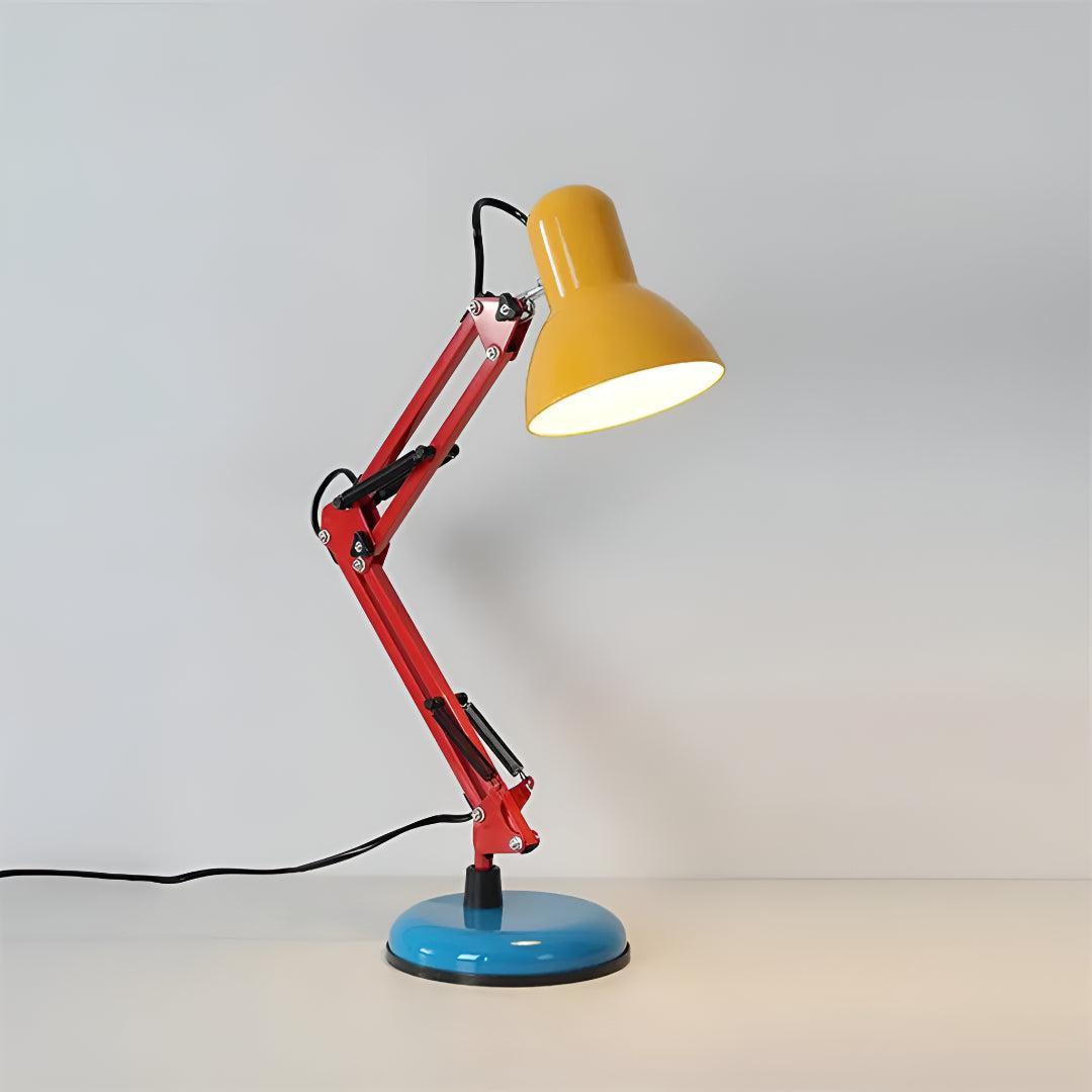 Modern Memphis Table Lamp Adjustable Arm Desk Light