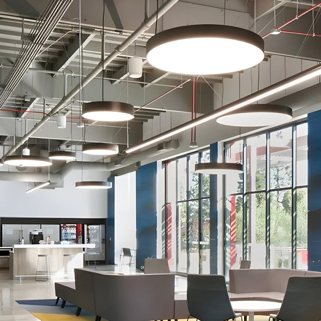 Modern Round Office Ceiling Light for Workspaces