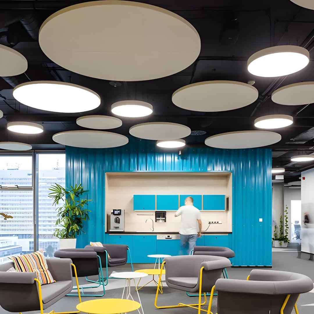 Modern Round Office Ceiling Light for Workspaces