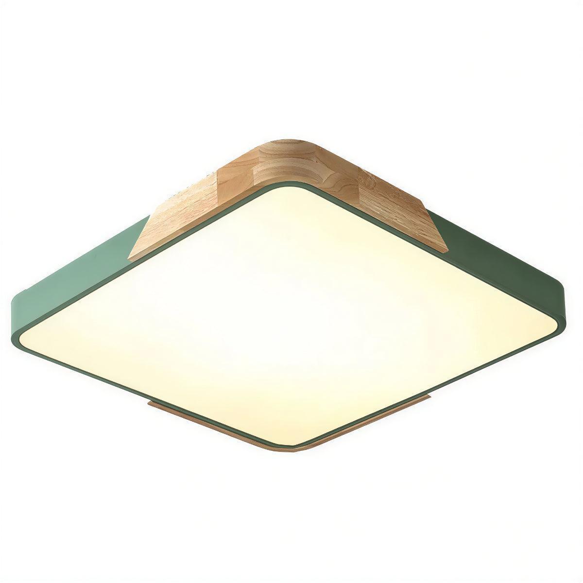 Modern Square Flush Ceiling Light Fixture For Home