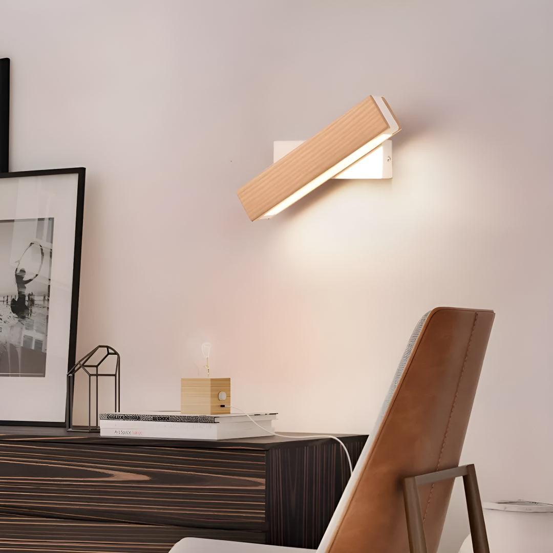 Modern Wall Light with Angled Style