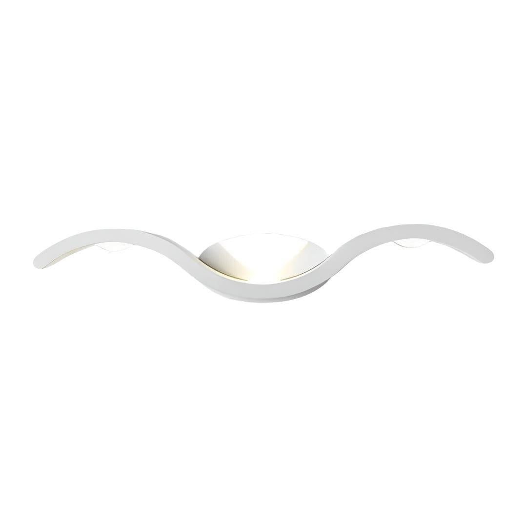 Modern Wavy Seagull Wall Lights With Up Down LED