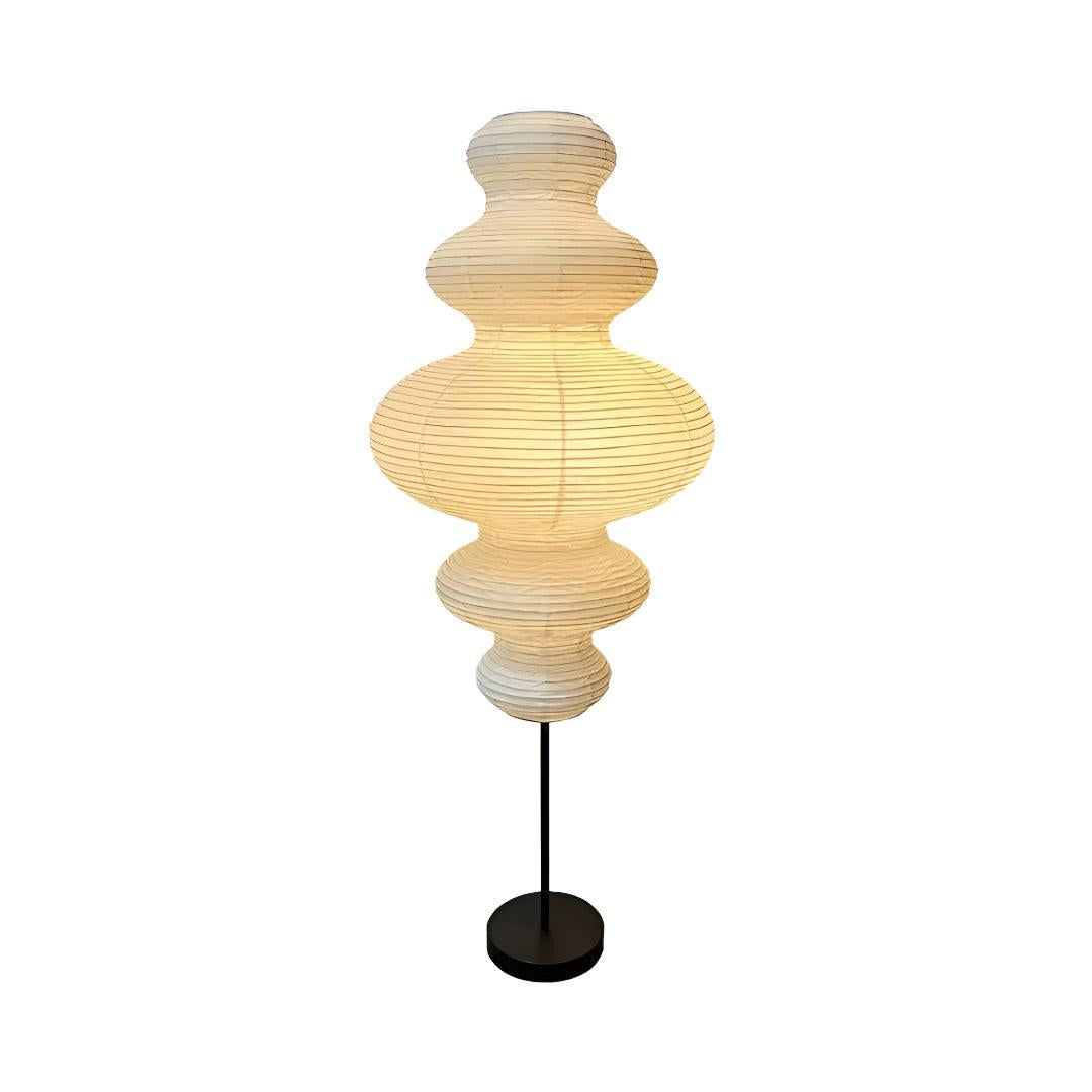 Noguchi Paper Floor Lamp With Diffused Light