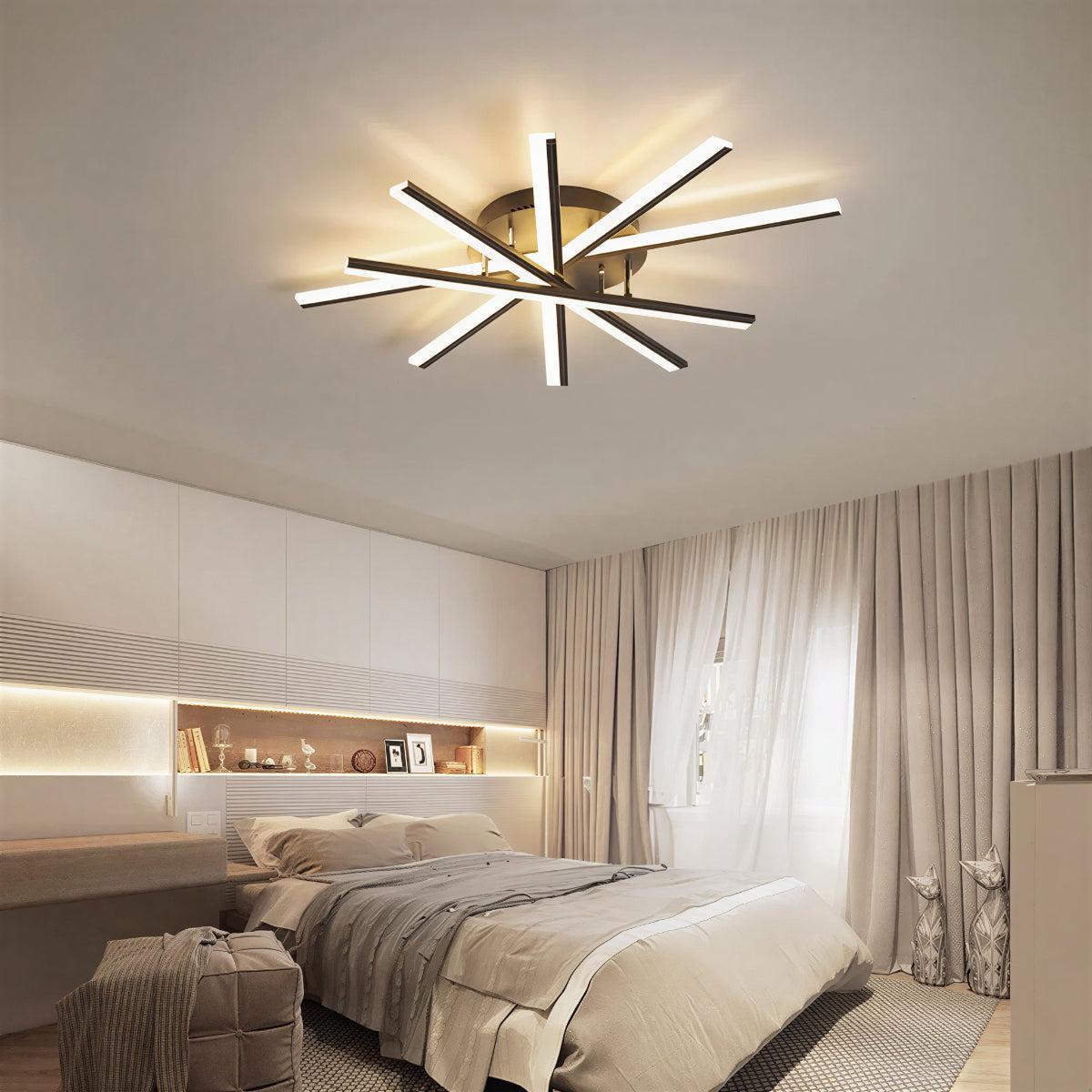 Nordic Minimalist Modern Ceiling Lights With Geometric Design