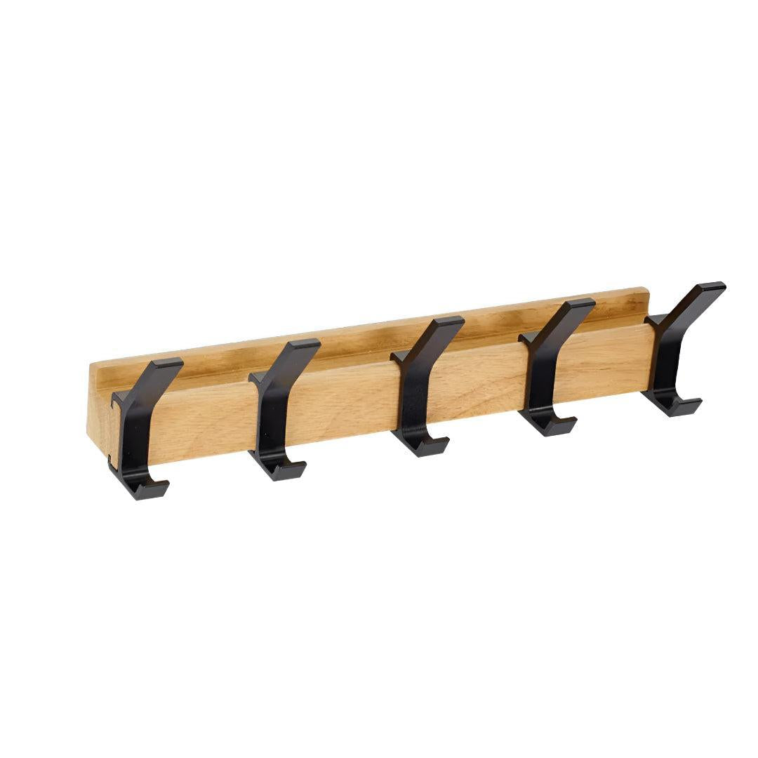 Nordic Wall Mounted Coat Rack With Movable Hooks