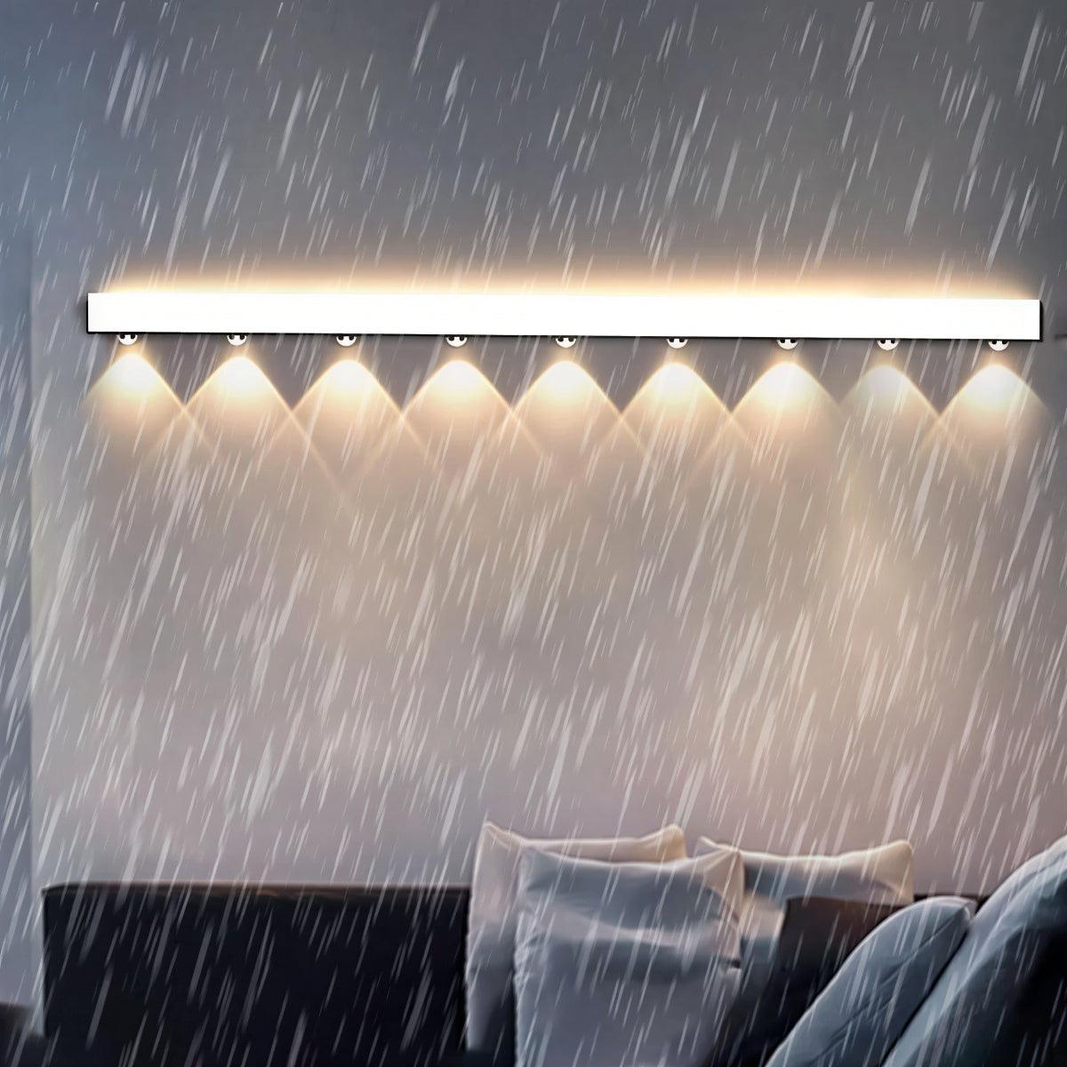 Outdoor Exterior Elongated Wall Light for Porch, Patio or Garden Lighting