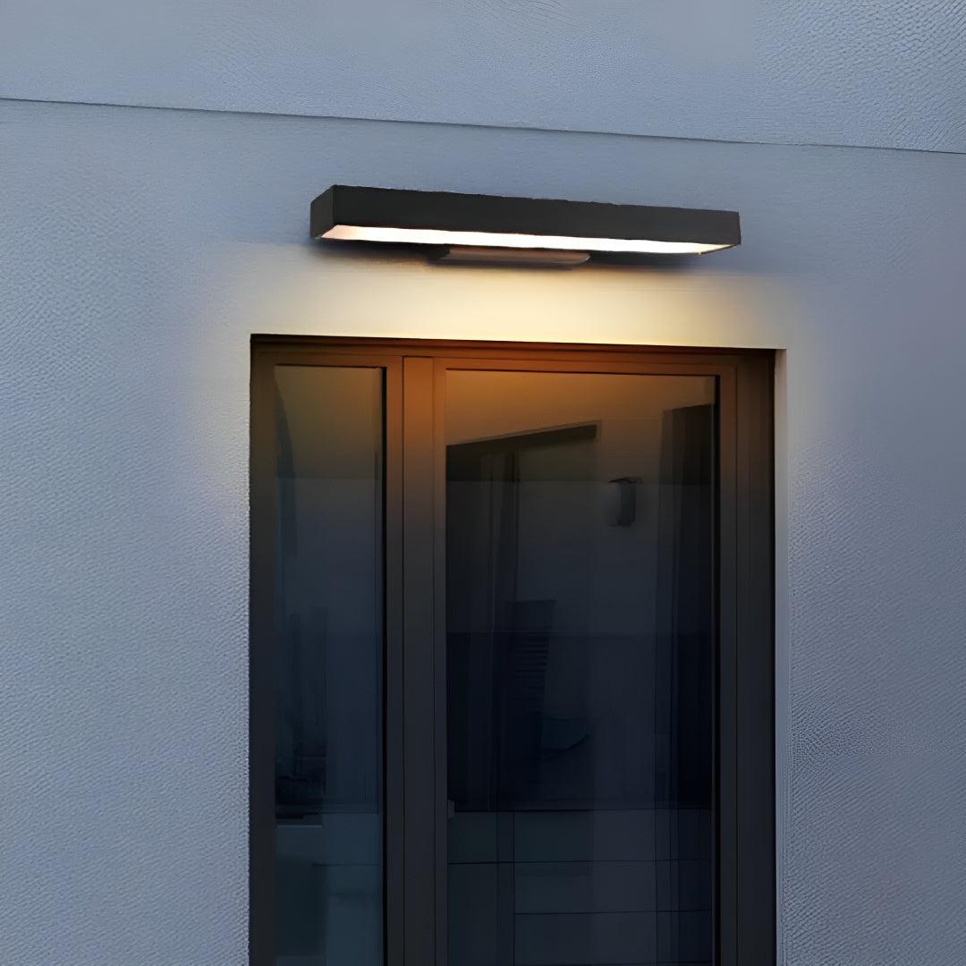 Outdoor Wall Light With Modern Motion Sensor Design For Entrances And Gardens