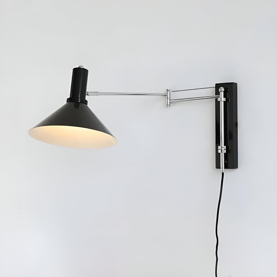 Plug In Wall Light With Adjustable Swing Arm