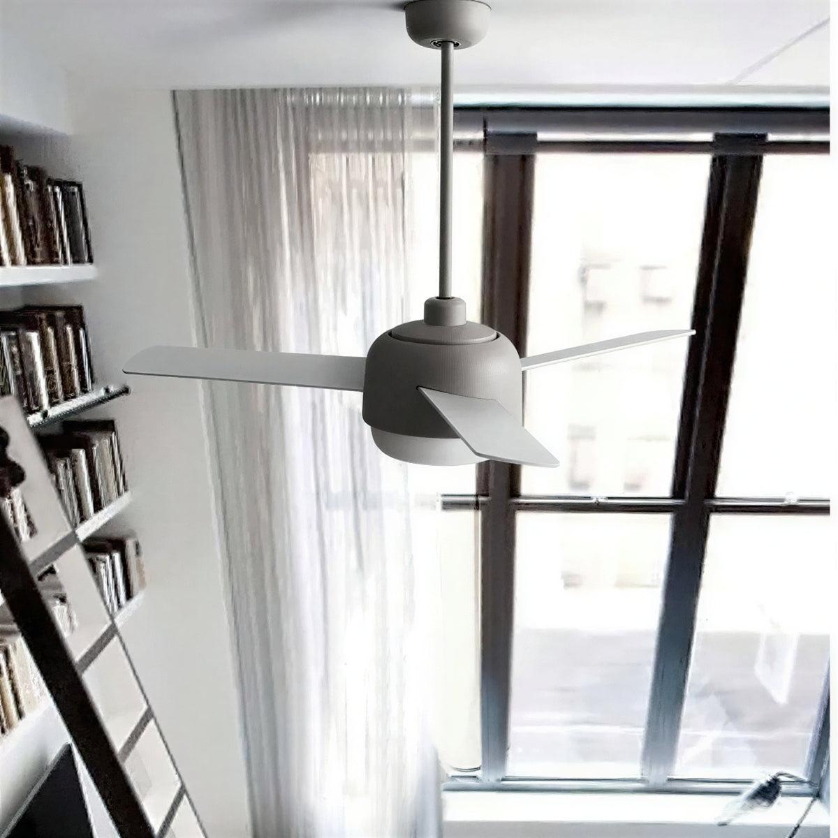 Quiet Nordic Ceiling Fan Light With Remote Control