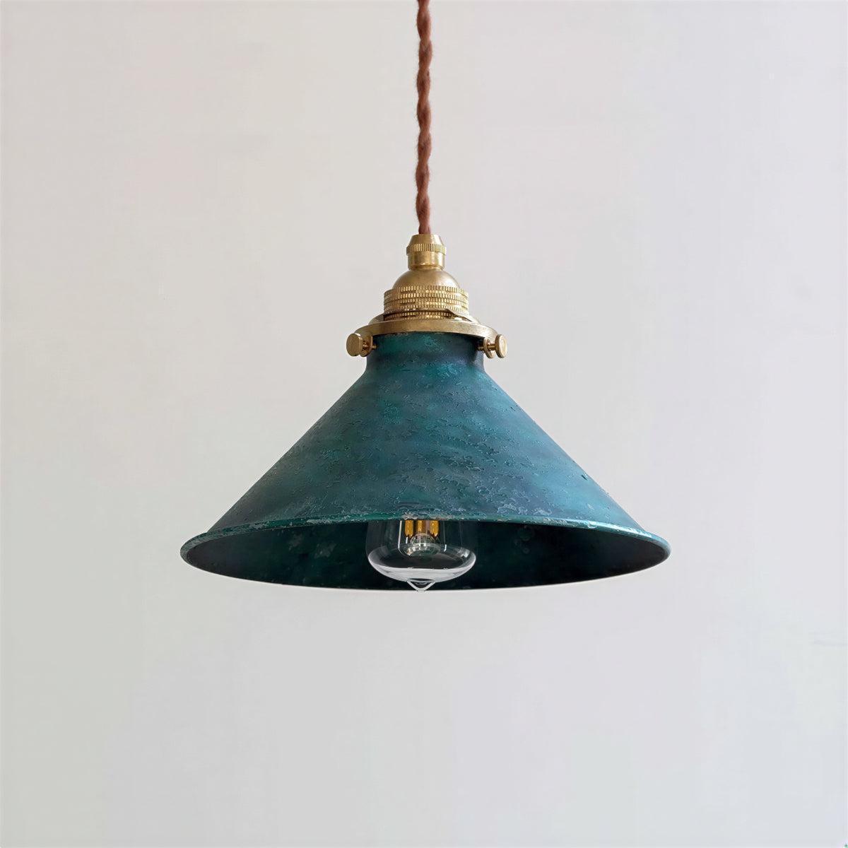 Rustic Cone Hanging Pendant Light For Kitchen Island