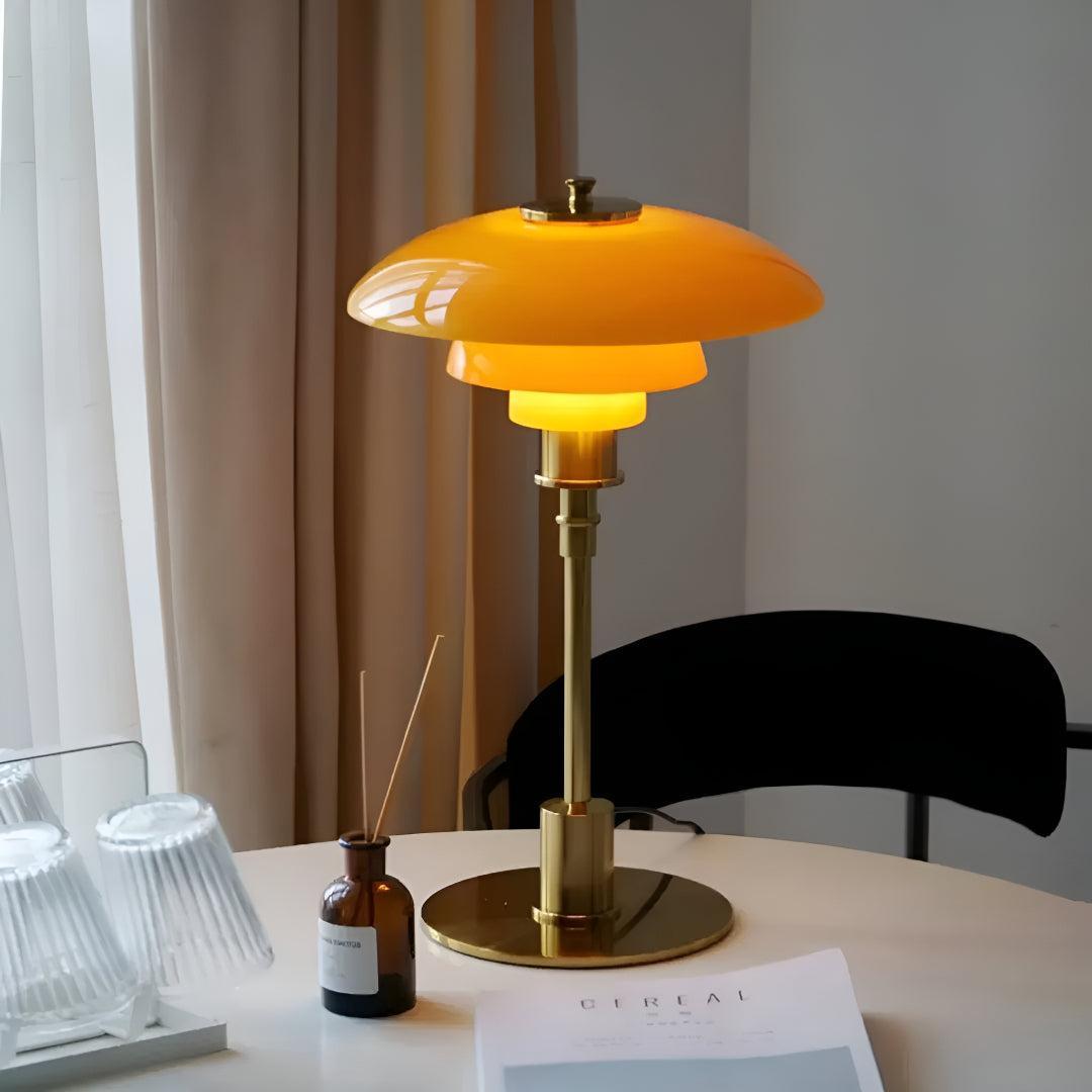 Table Lamp with Dimmable LED Light And Scandinavian Design