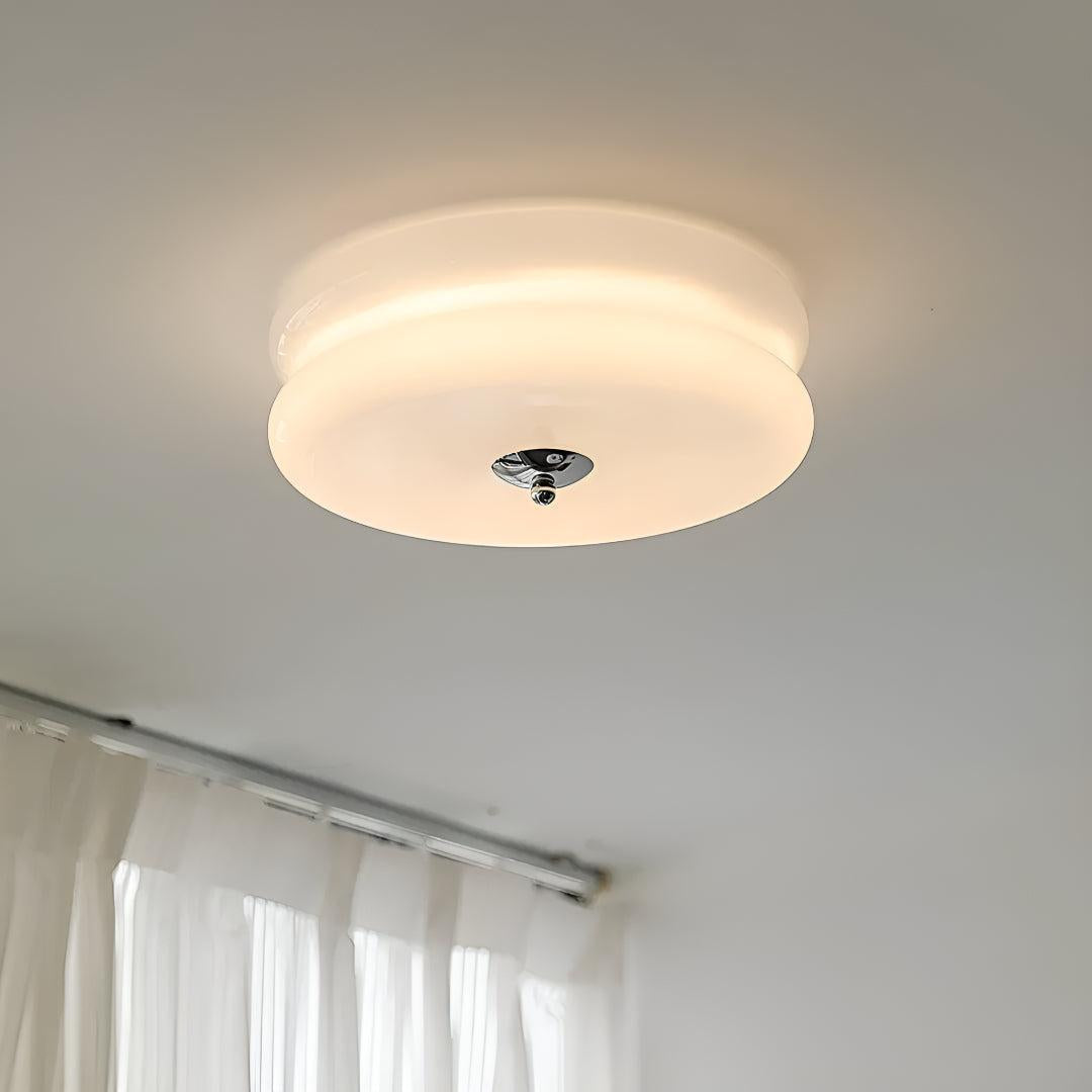 Vintage Art Deco Flush Ceiling Light